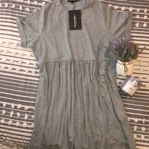 New PLT grey oversized dress
